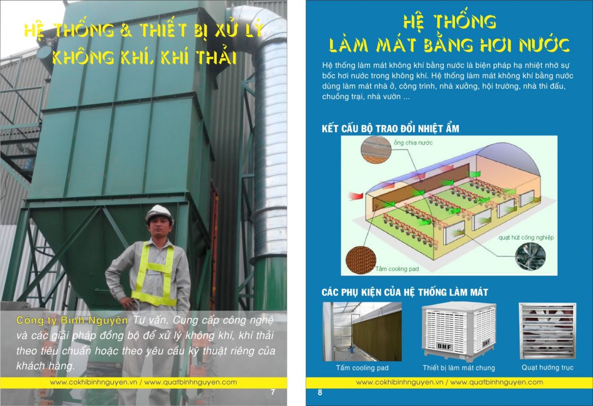 Tư vấn,Thiết kế, Chế tạo và Lắp đặt hệ thống làm mát và Điều hòa không khí