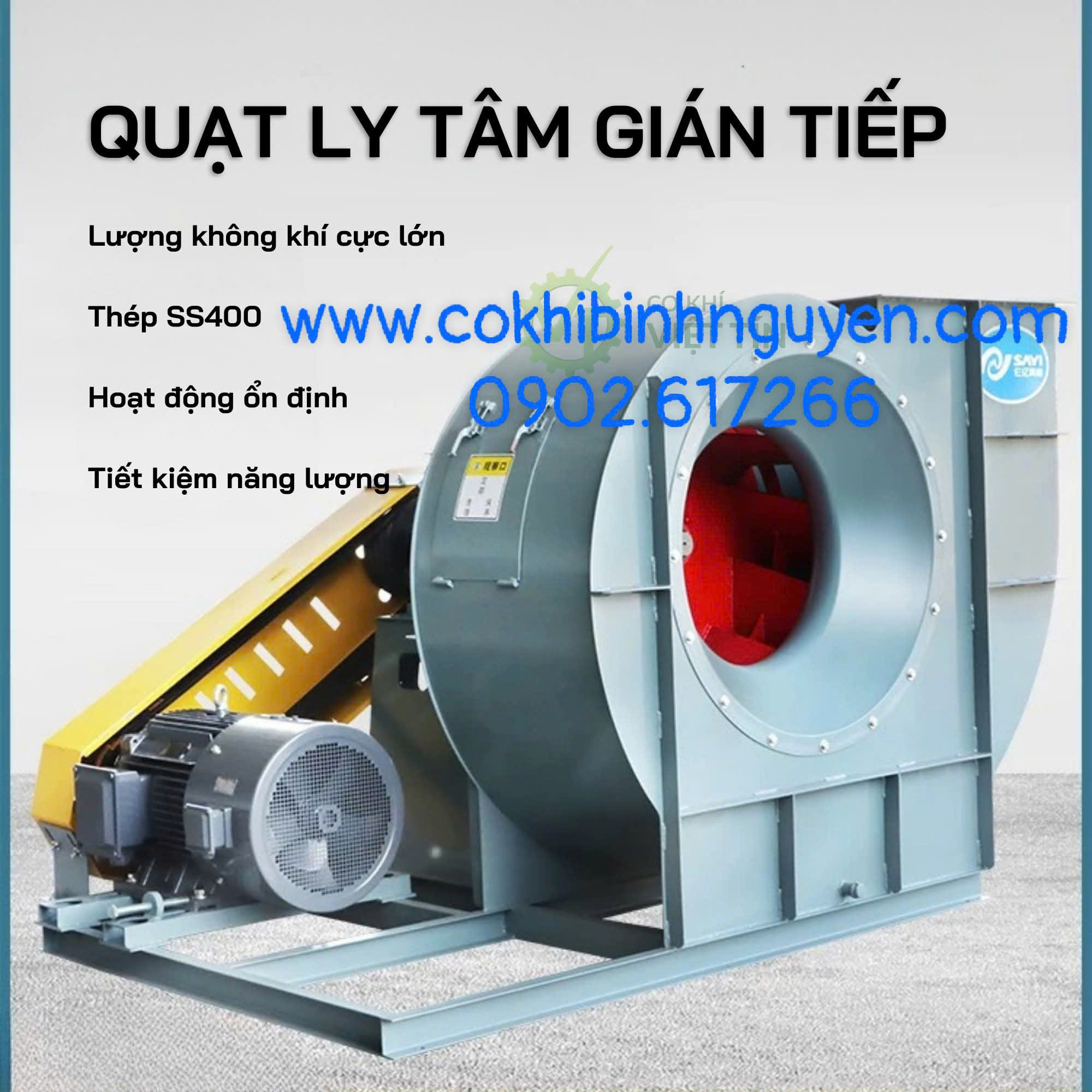 Quạt ly tâm gián tiếp